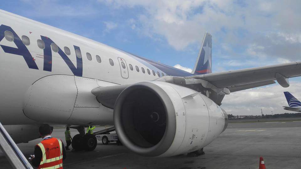 Este fue el avión que sufrió el percance el jueves, en el vuelo Bogotá-Santa Marta.