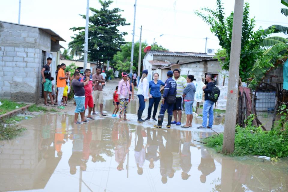 Monitoreo en Ciénaga por posibles inundaciones