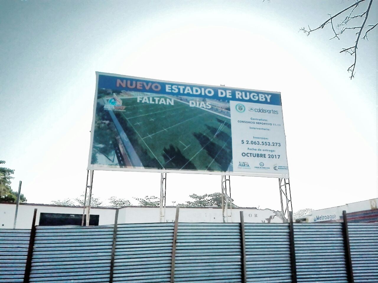 Estadio de Rugby. NO tiene conteo regresivo. 