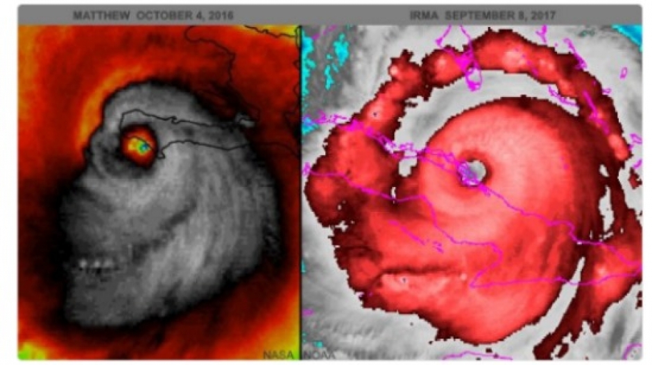 Mateo, a la izquierda; e Irma, a la derecha.