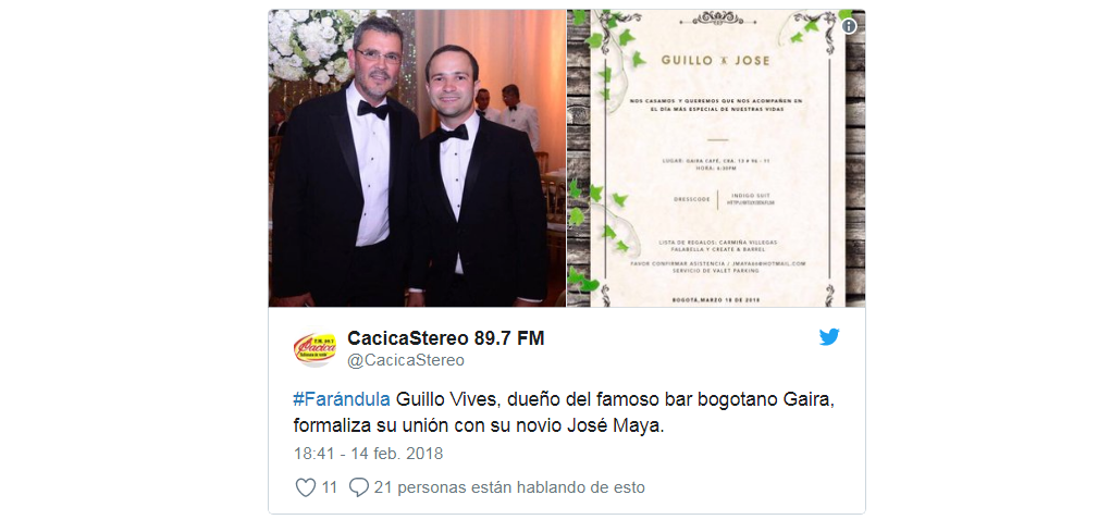 Invitación de la Boda.