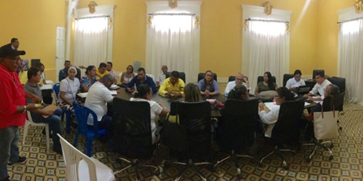Archivo La reunión se llevó a cabo en la alcaldía de Ciénaga.