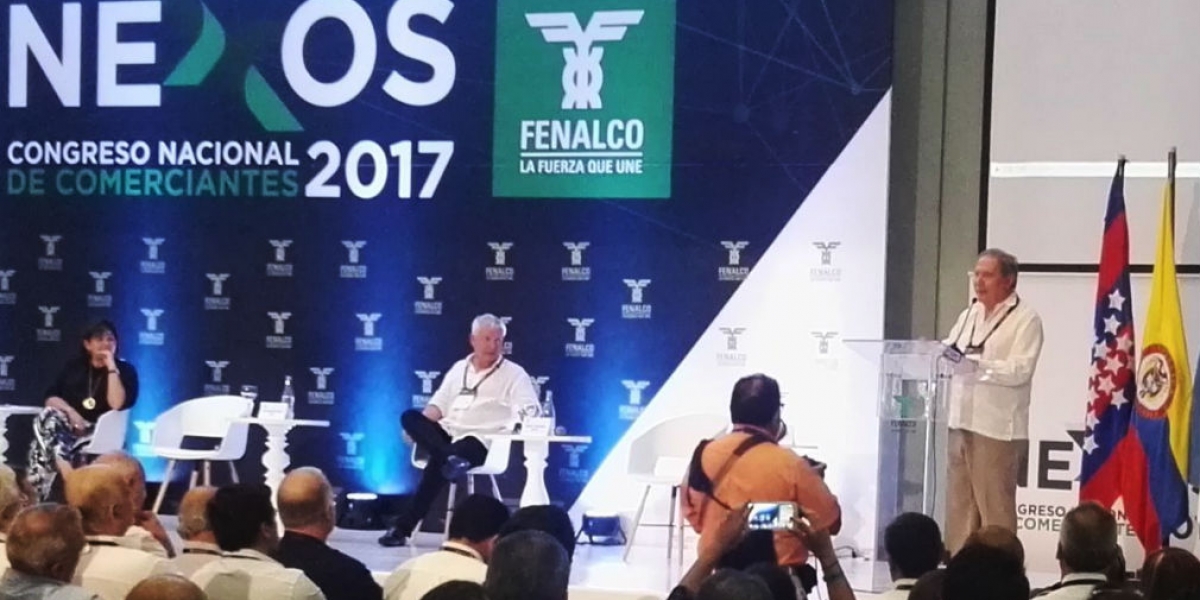 Seguimiento.co Presidente de Fanalco, Guillermo Botero, durante su intervención.