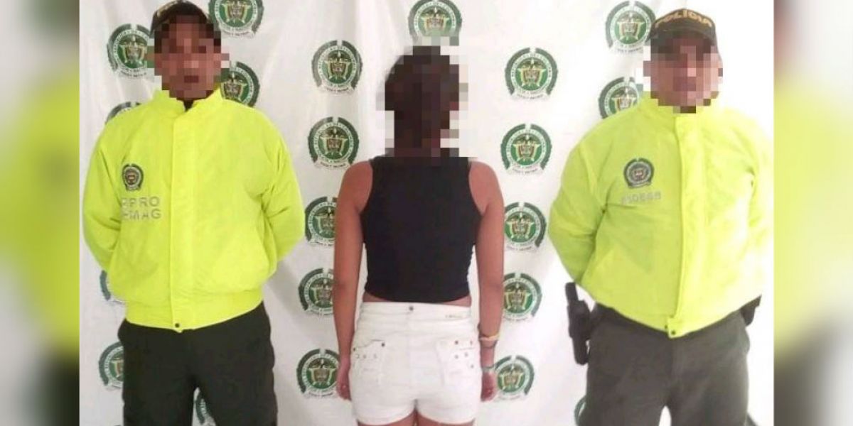 Policía del Magdalena Menor de 17 años, capturada por ser la presunta asesina de su hijo, en Aracataca.