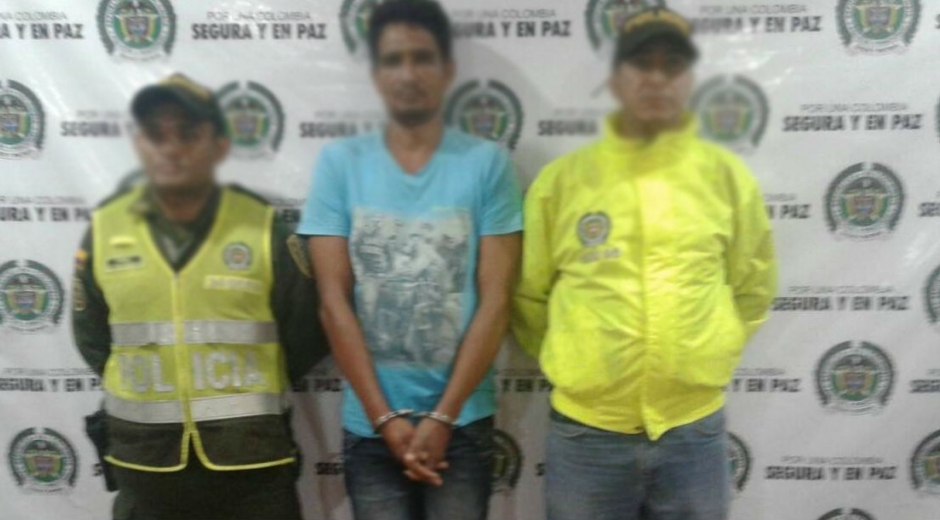 Policía del Magdalena. ‘el ratón’ integrante del ‘Clan del Golfo’.
