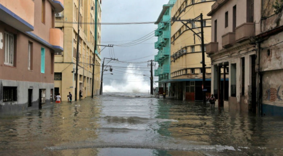 Getty Images Calle de La Habana, Cuba, después del paso de Irma