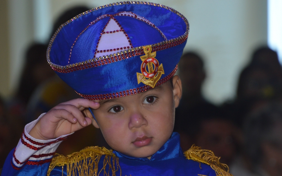 Óscar Mejía-Seguimiento.. Con su ternura, los niños contagiaron a los asistentes.