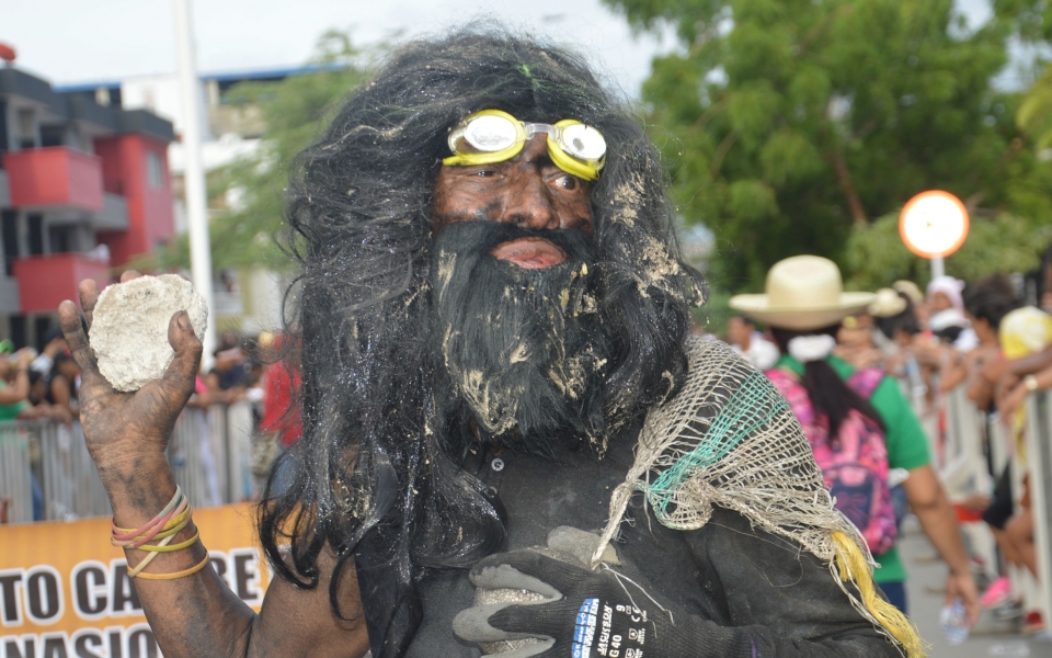 Oscar Mejía-Seguimiento 'El Loco' fue la sensación del desfile.