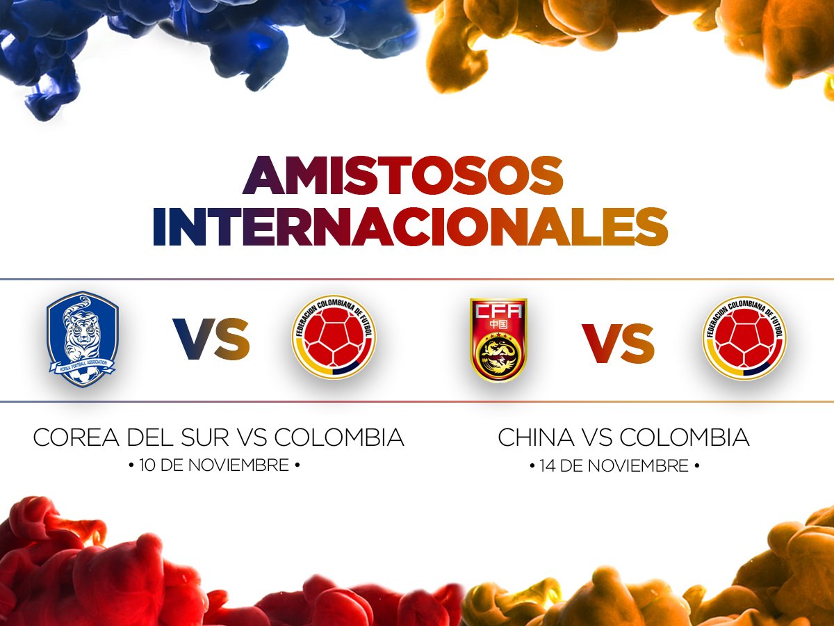 Partidos amistosos de la Selección Colombia