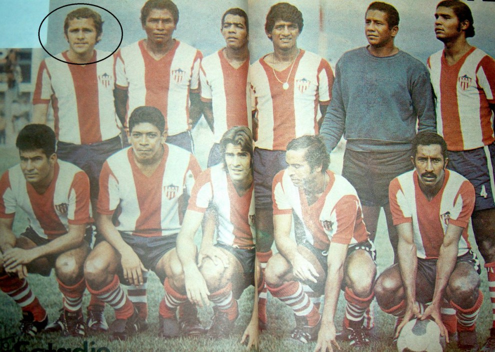 Imagen cuando Eduardo Carrillo jugaba en el Junior. 