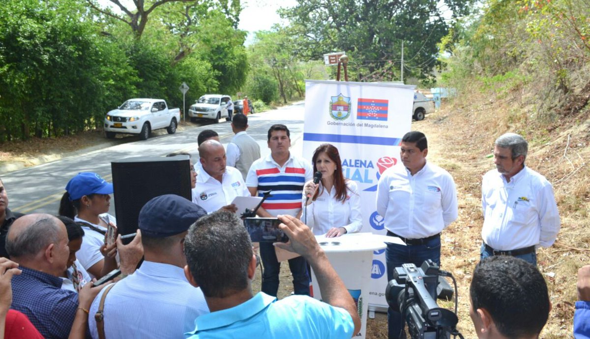 El anuncio del nuevo sistema de emergencias en la vía a Minca fue anunciado por la gobernadora.