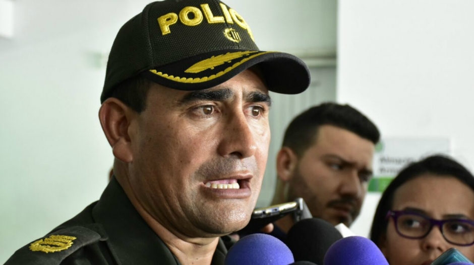 Coronel José Palomino, subcomandante de la Policía Metropolitana de Barranquilla