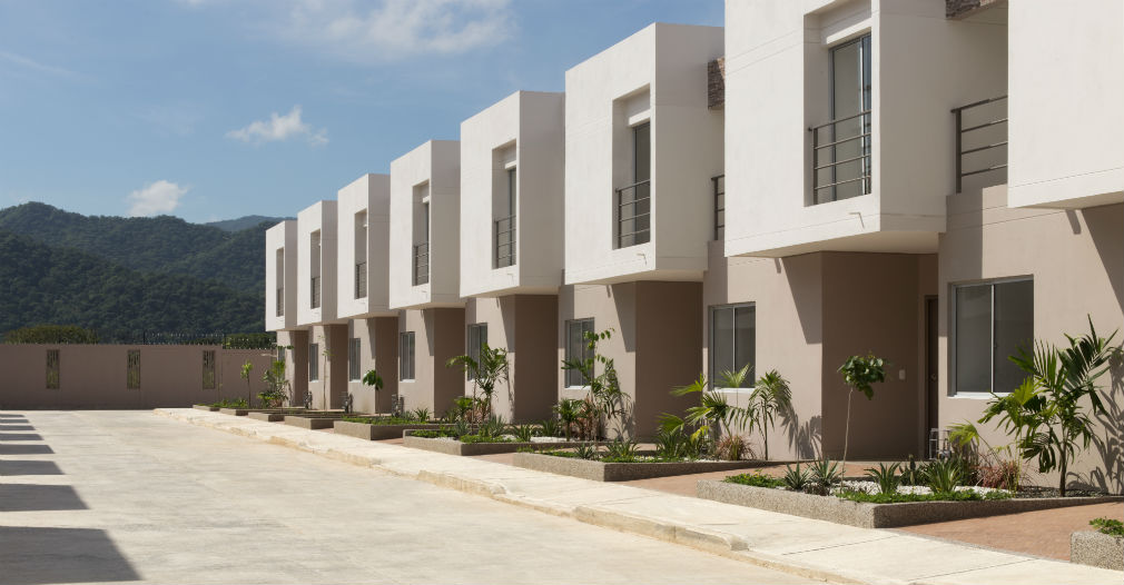 Panorámica de las casas de Villas de Andalucía.