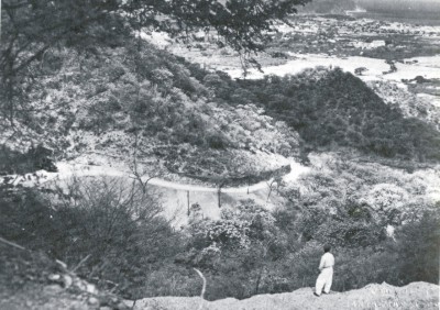 La carretera a Taganga en el año 1957. 