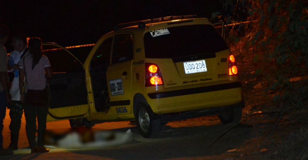El mes de abril un taxista fue encontrado degollado dentro de su vehículo en Bonda. 