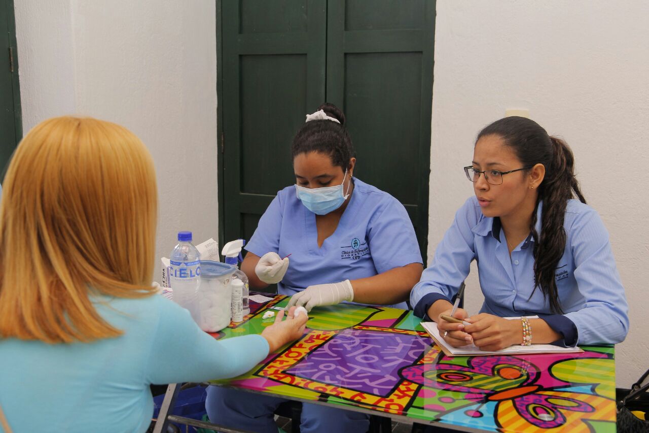 Estas mujeres también participaron en una jornada de vacunación.