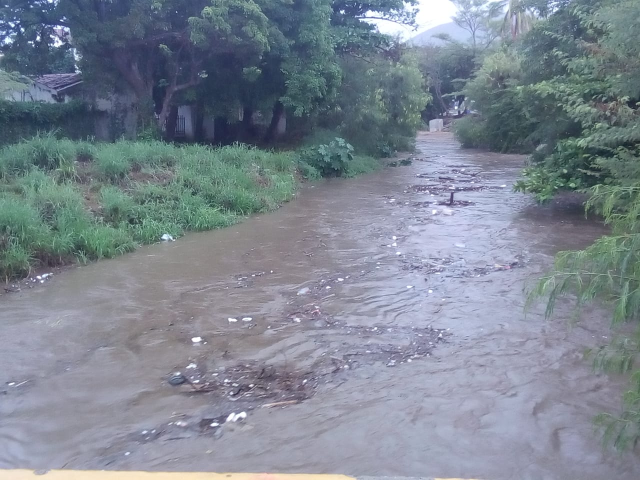 Caudal del Río Manzanares.