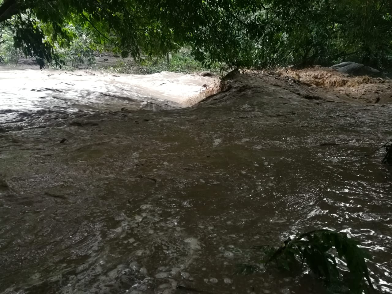 Caudal del Río Gaira.