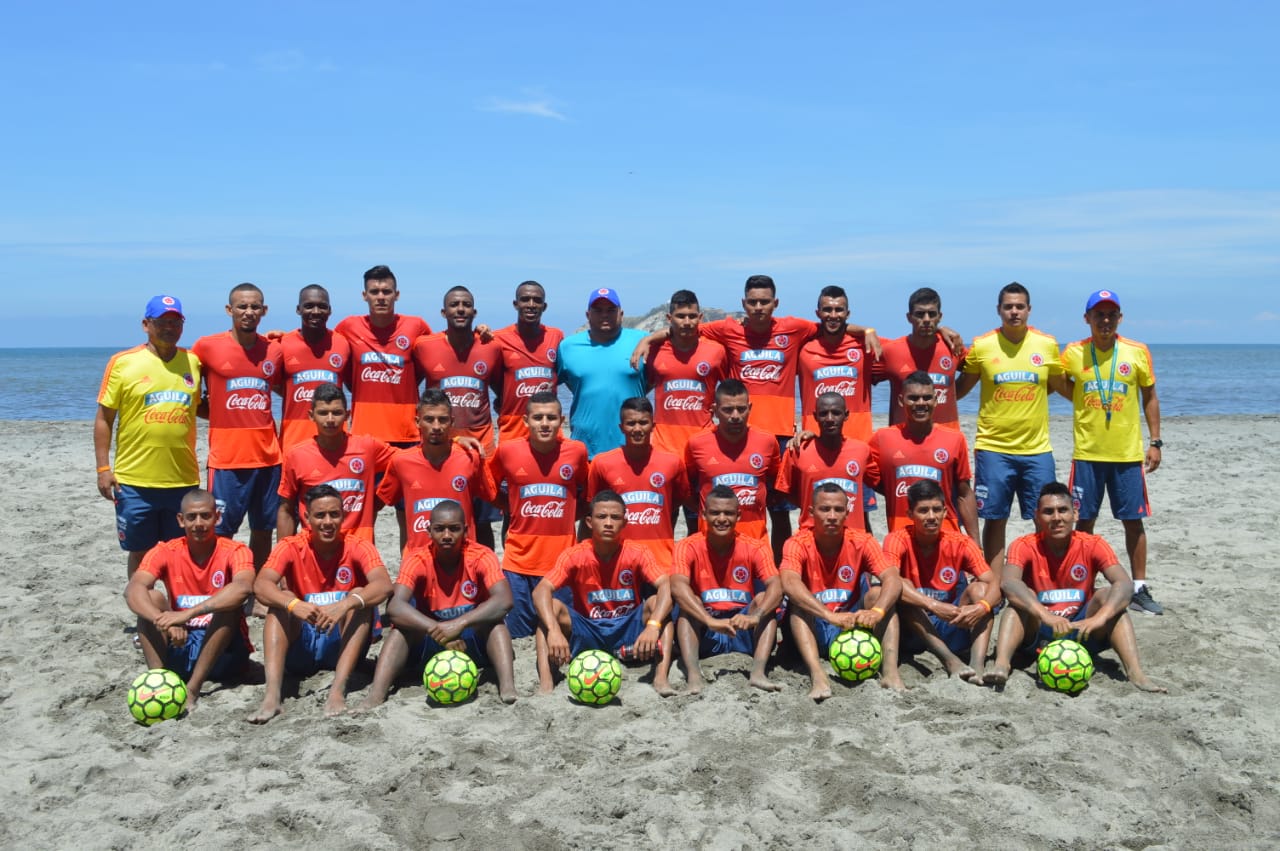 Selecciones Colombia, sub 20 y de mayores, de fútbol playa. 