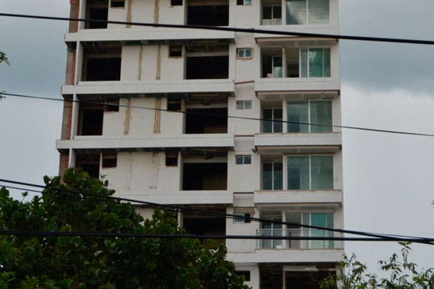 Balcones instalados. 