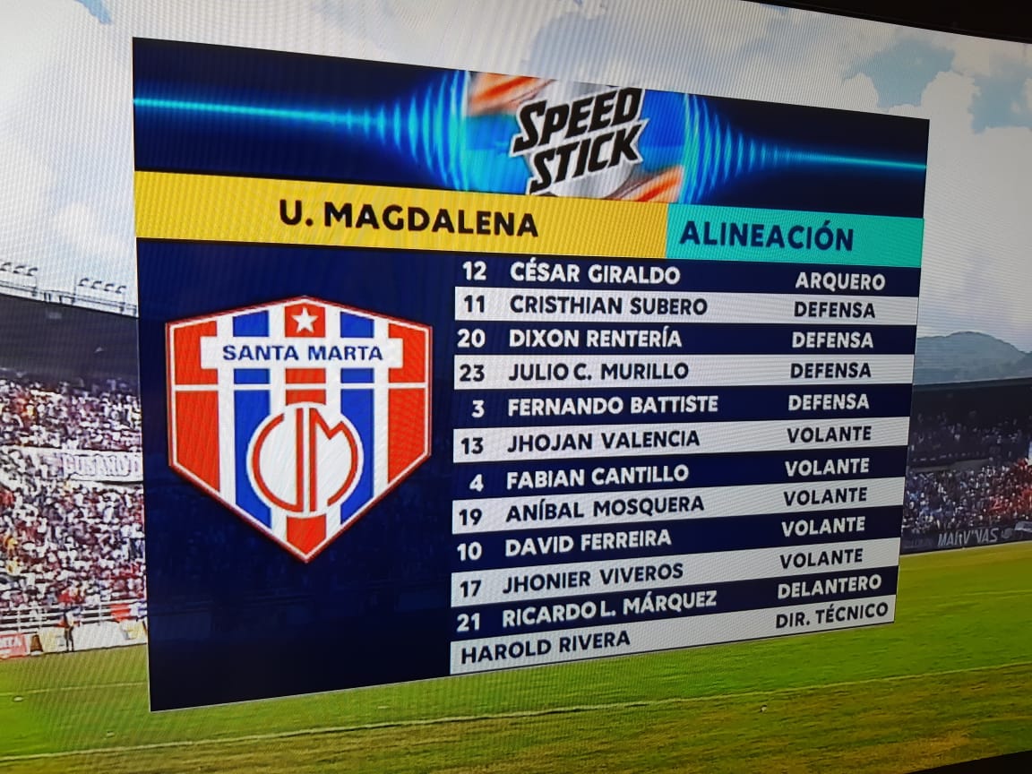 Titular del Unión Magdalena.