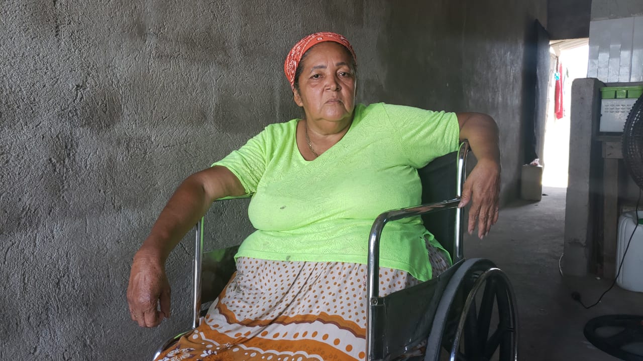 Maritza Canabal, abuela de la niña.