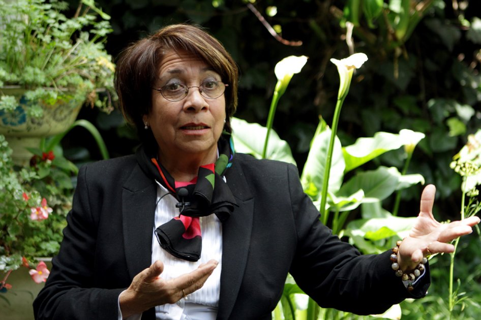 Aída Avella, presidenta de la Unión Patriótica.