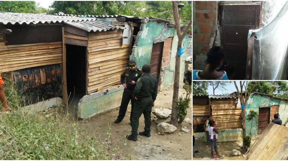 Lugar donde ocurrieron los hechos en el barrio 7 de Abril, en el suroccidente de Barranquilla.