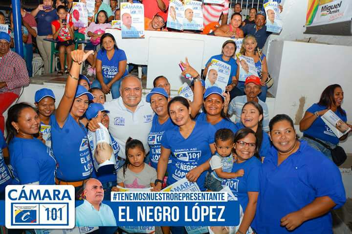 El candidato ha recorrido los diferentes municipios del Magdalena.