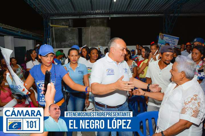 El candidato ha recorrido los diferentes municipios del Magdalena.