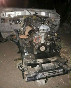 La camioneta en la que se movilizaba fue encontrada desvalijada en Maicao. 