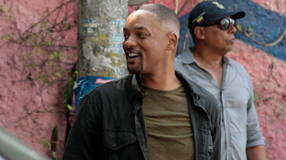 El actor Will Smith de visita en Cartagena.