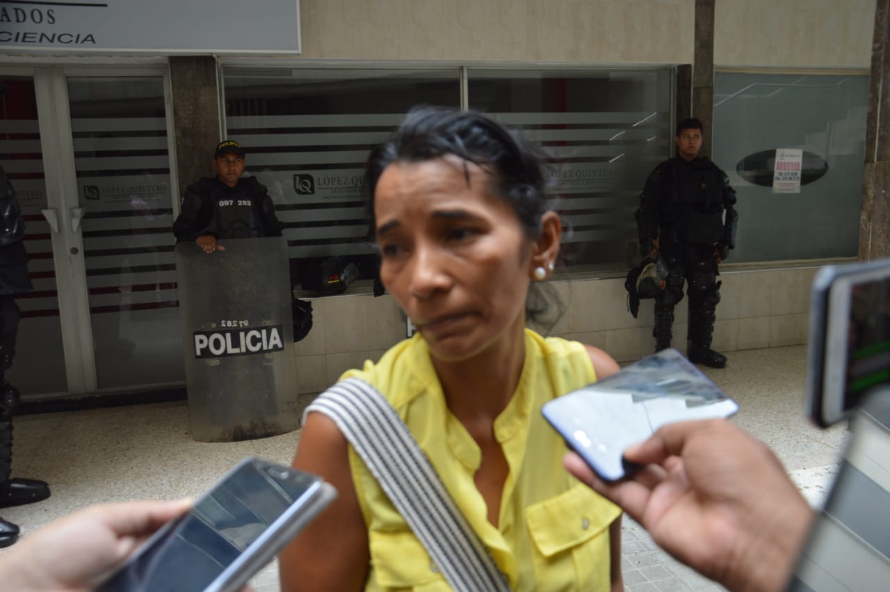 Elisa Navarro, esposa de Gilberto Luna, acusado de asesinar a la pequeña Nataly.