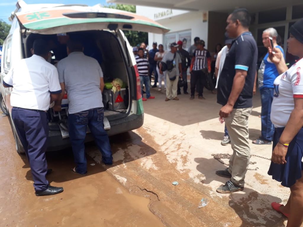 Wilder Álvarez. Los heridos fueron llevados al hospital El Banco, Magdalena.