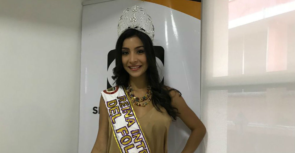 La Reina Internacional del Folclor, en su visita a  Seguimiento.co