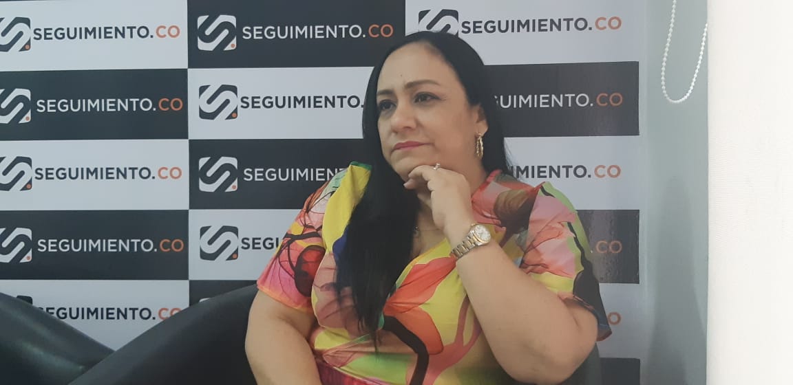 La diputada manifestó que siempre ha luchado por los derechos de la mujer magdalenense. 