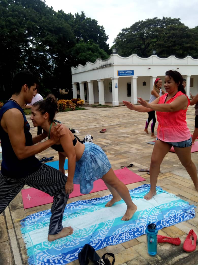 Clases de yoga en la Quinta de San Pedro Alejandrino