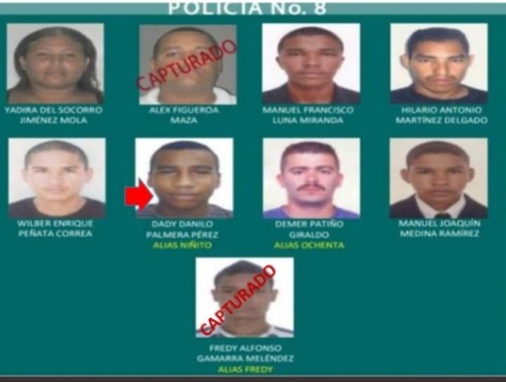 Alias 'Niñito' hacía parte del cartel de los más buscados.