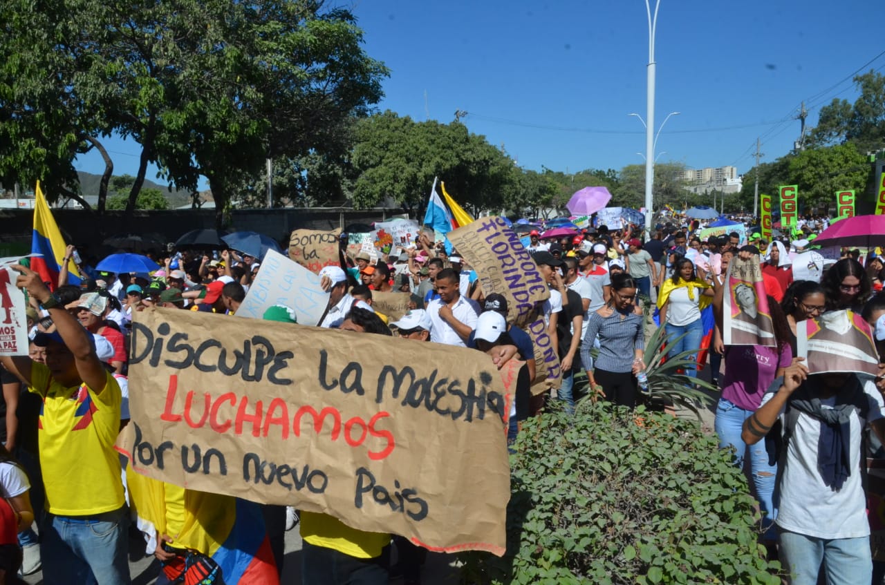 Protesta en Santa Marta