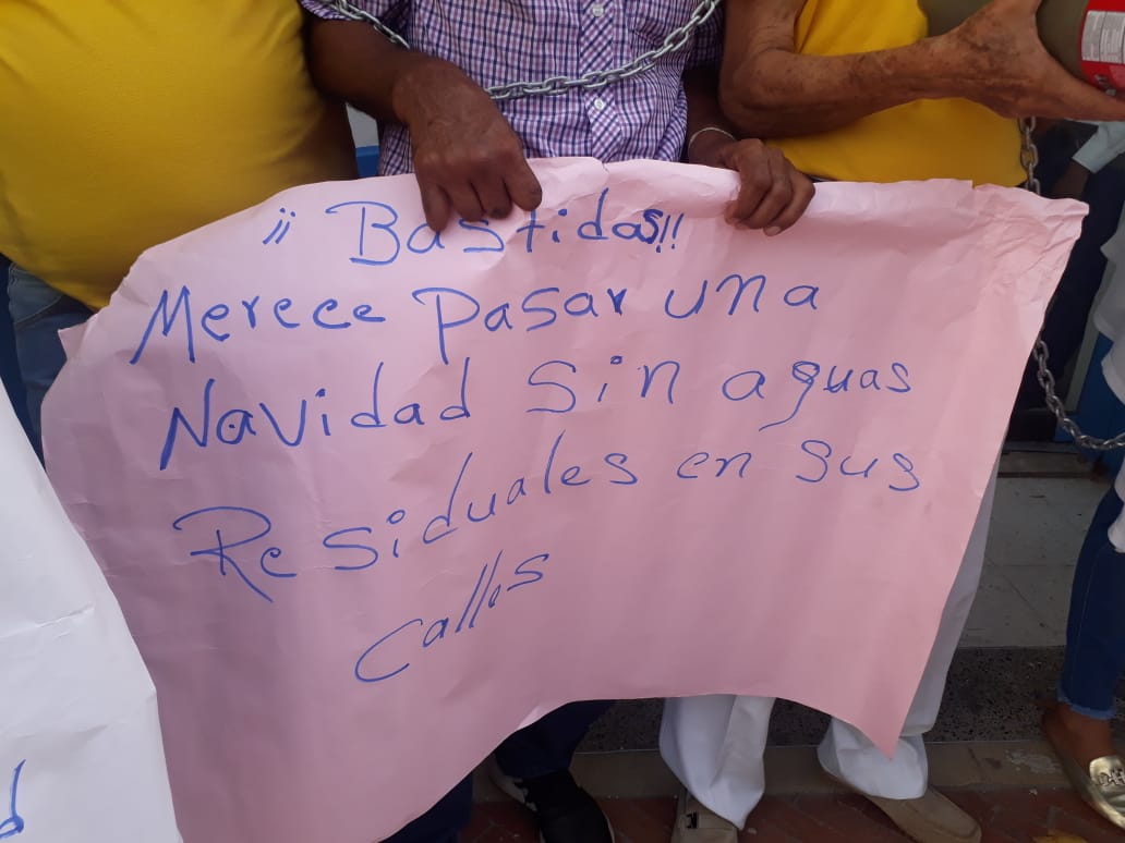 Pancartas de protesta