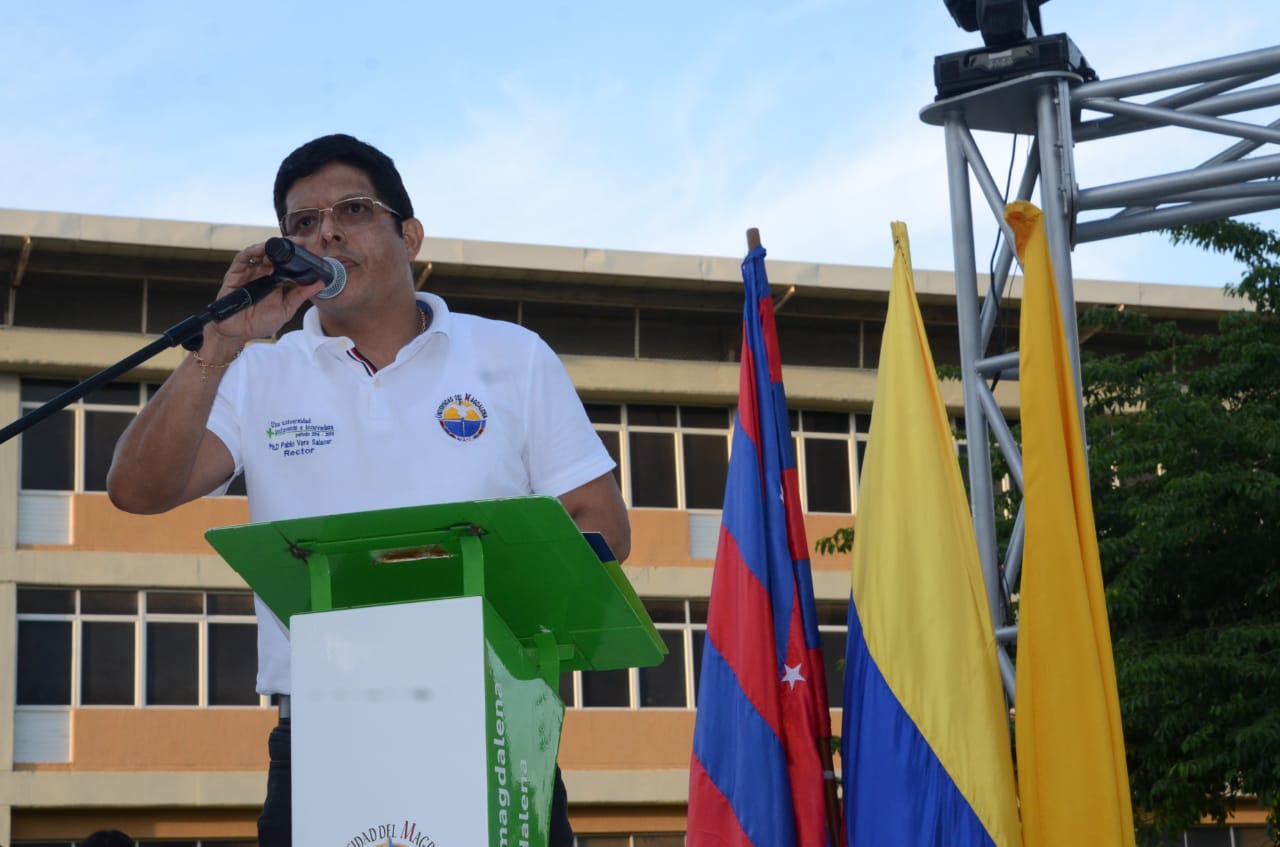 Rector de Unimagdalena, Pablo Vera. 