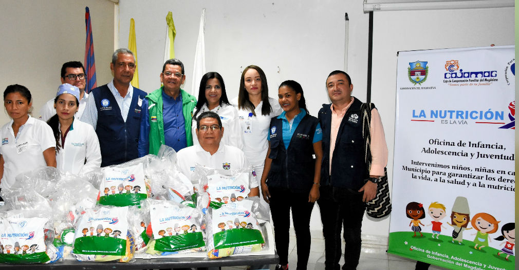 Programa de nutrición de la Gobernación del Magdalena y aliados