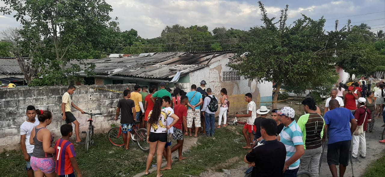 Generó alarma en la comunidad, no hubo heridos. 