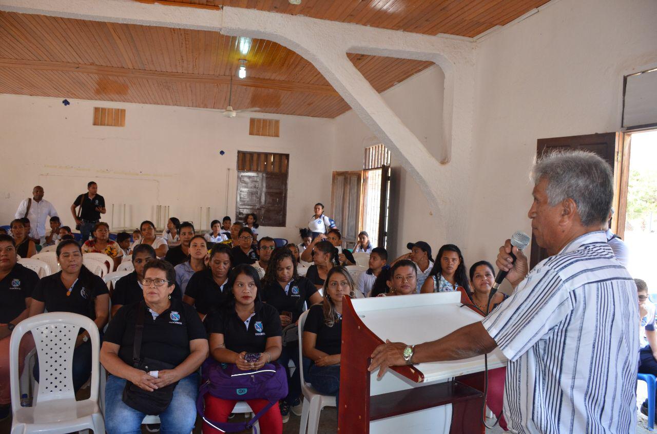 Reunion de entrega de las obras realizadas