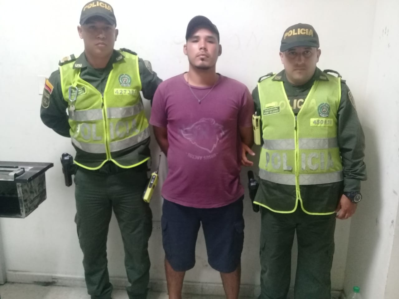 Wilson Sanabria, capturado en Gaira por porte de estupefacientes