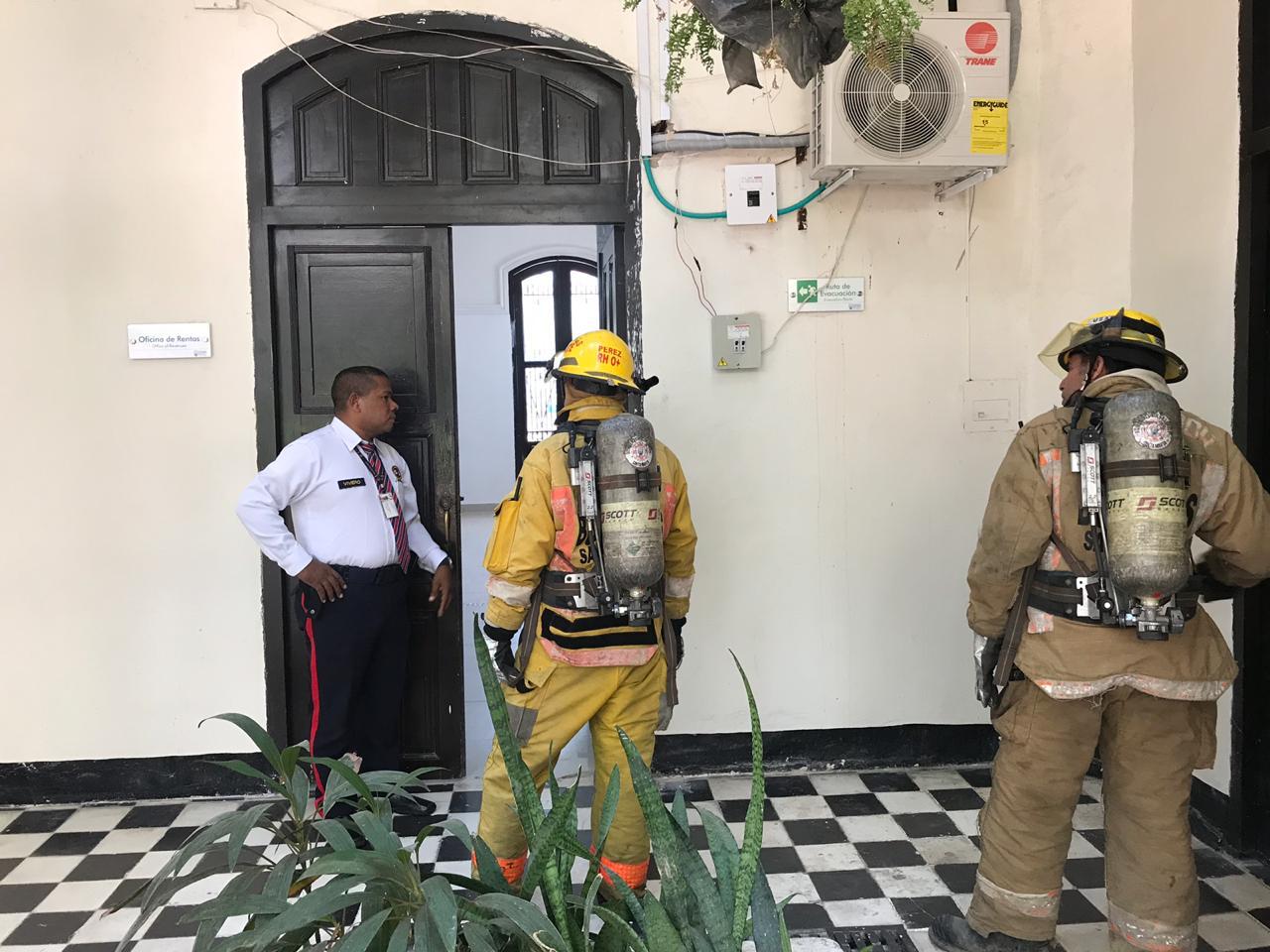 Los bomberos tuvieron que ir a controlar la fuga de gas. 