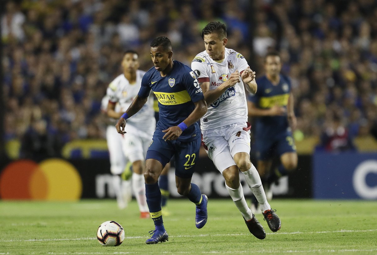 El conjunto argentino goleó al Tolima en la segunda jornada de la fase de grupos de la Libertadores.