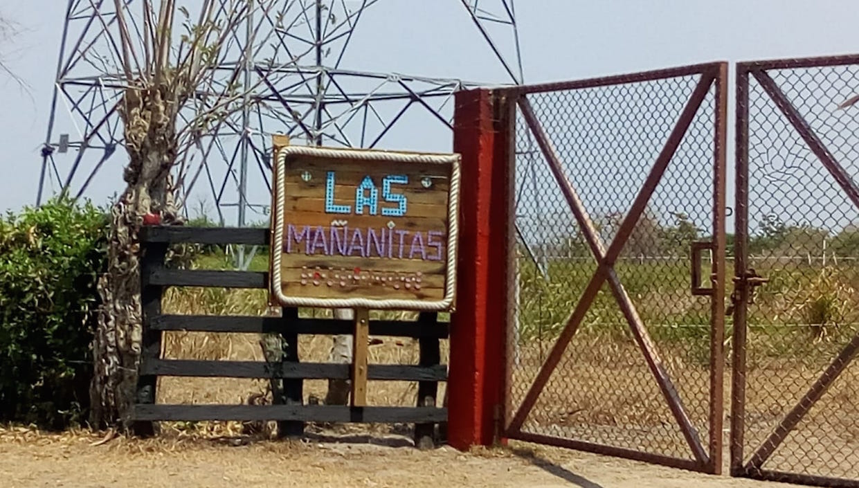 Entrada a la finca donde ocurrieron los hechos.