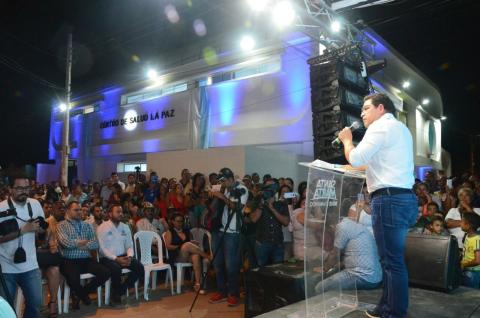 Inauguración del centro de salud de La Paz