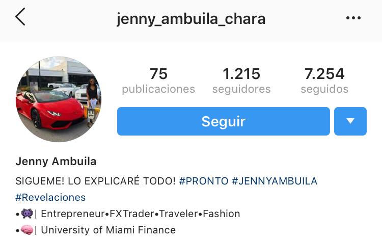 Captura de instagram